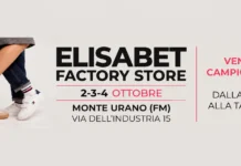 Vendita campionario Elisabet a Monte Urano: appuntamento il 2, 3 e 4 ottobre 2026